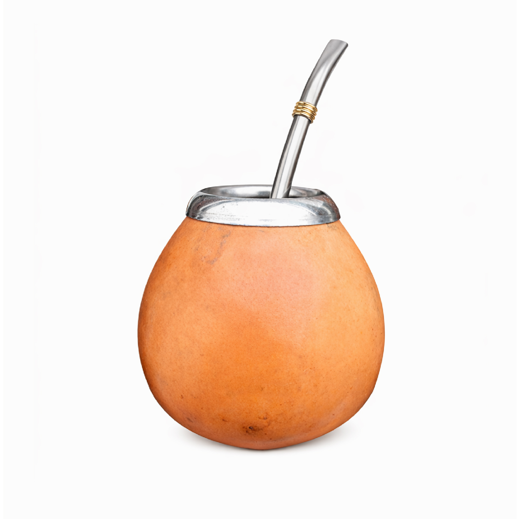 MA01 Mate de Calabaza con virola metalica - Image 1