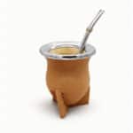 Mate Calabaza Forrado en Cuero